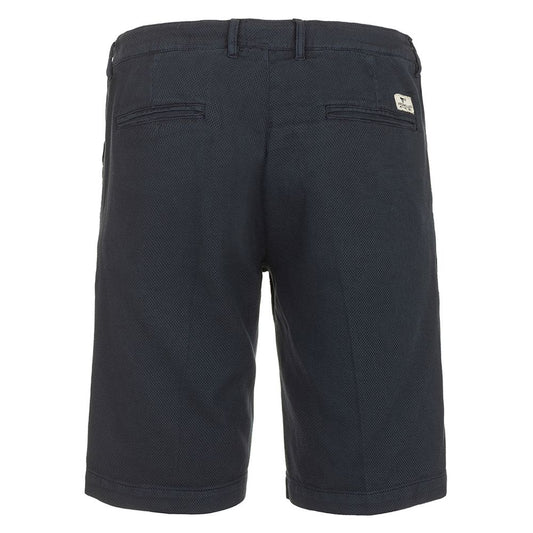 Fred Mello Chic Blue Cotton Bermuda Shorts