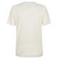 Fred Mello Elevated White Linen-Cotton Blend Tee