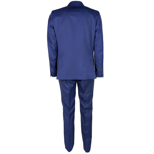 Made in Italy Elegant Woolen Men's Suit in Dapper Blue