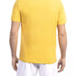 Bikkembergs Sunny Yellow Cotton Tee with Back Logo Detail