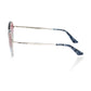Frankie Morello Butterfly Shaped Metallic Framed Sunglasses