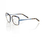 Frankie Morello Chic Blue Havana Square Eyeglasses