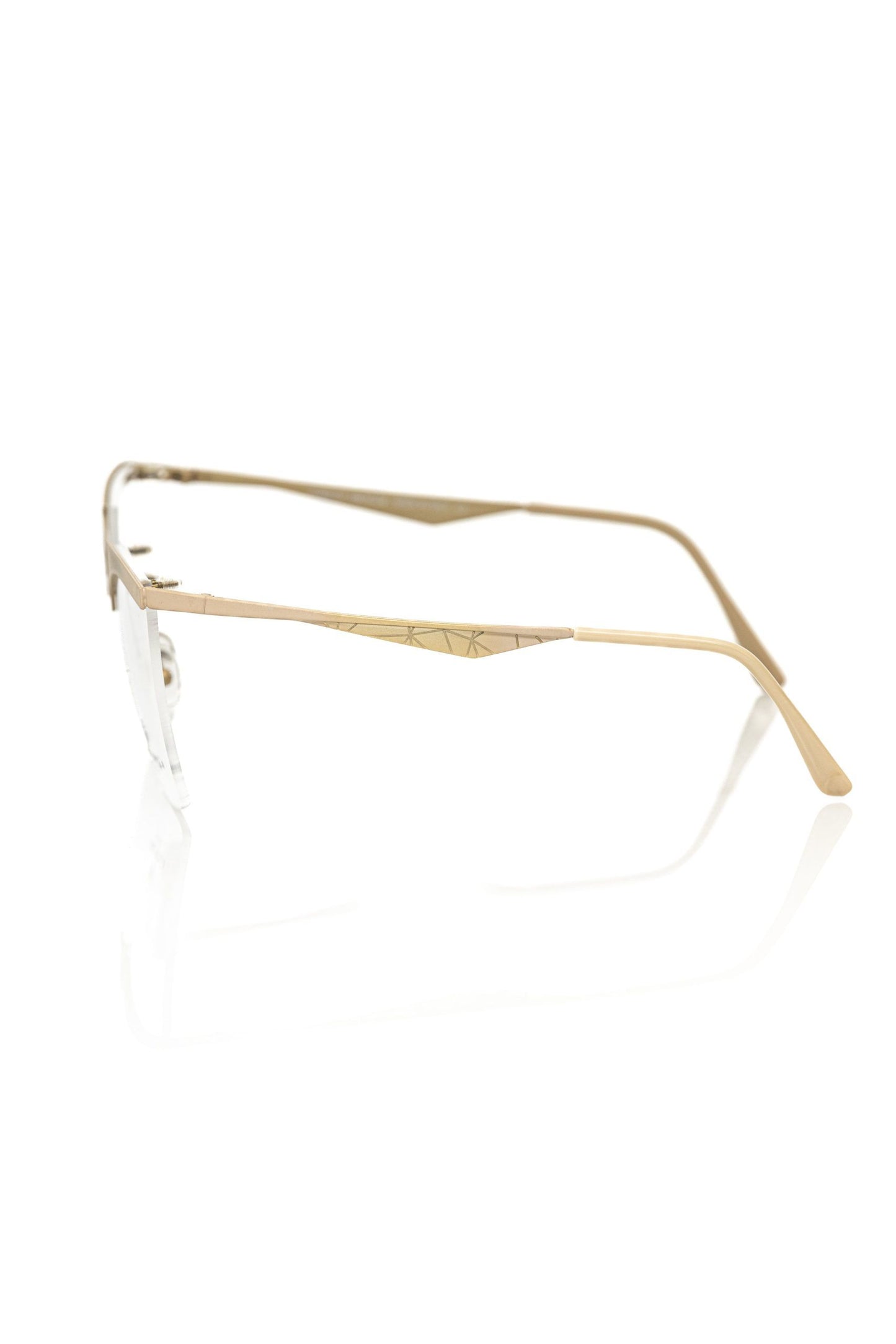 Frankie Morello Glitter Brown Clubmaster Eyeglass Frames