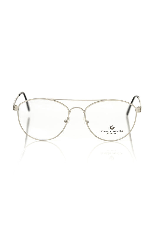Silver Aviator Eyeglasses by Frankie Morello
