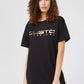 Custo Barcelona Chic Oversized Cotton Tee with Statement Front Print