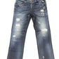 Jacob Cohen Elegant Straight Leg Jeans with Chic Rips