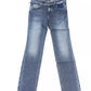 Jacob Cohen Chic Slim-Fit Embroidered Jeans with Fringed Hem