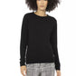 Baldinini Trend Chic Monogram Crewneck Wool-Blend Sweater