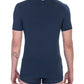 Bikkembergs Elegant V-Neck T-Shirt in Blue