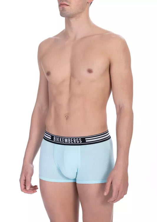 Bikkembergs Light Blue Cotton Underwear