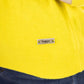 Baldinini Trend Chic Wool-Cashmere Crewneck Sweater in Yellow