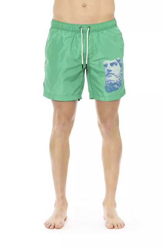 Bikkembergs Degradé Print Swim Shorts With Pockets