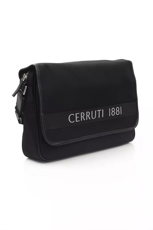 Cerruti 1881 Black Nylon Messenger Bag