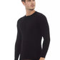 Alpha Studio Elegant Crewneck Sweater in Sumptuous Blend