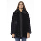 Baldinini Trend Reversible Hooded Black Jacket - Chic and Versatile
