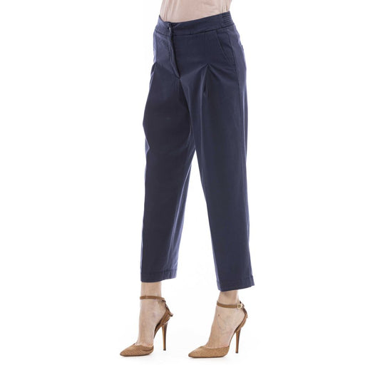 Jacob Cohen Elegant Blue Trousers with Chic Pocket Detail
