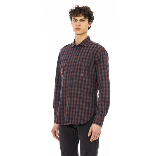 Jacob Cohen Elegant Burgundy Cotton Shirt for Men