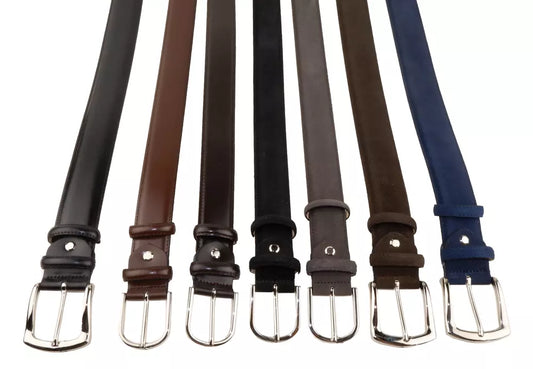 Made in Italy Multicolor Leather Di Calfskin Belt