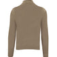Malo Beige High Neck Cashmere Sweater - Pure Luxury