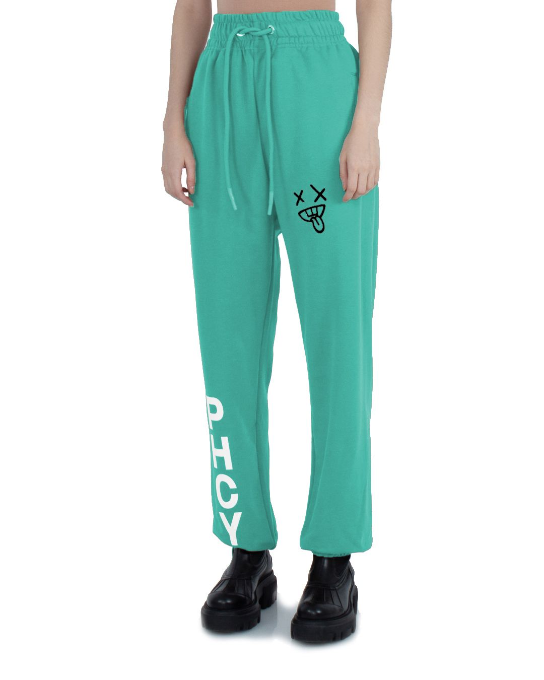 Pharmacy Industry Chic Cotton Jersey Women's Trousers