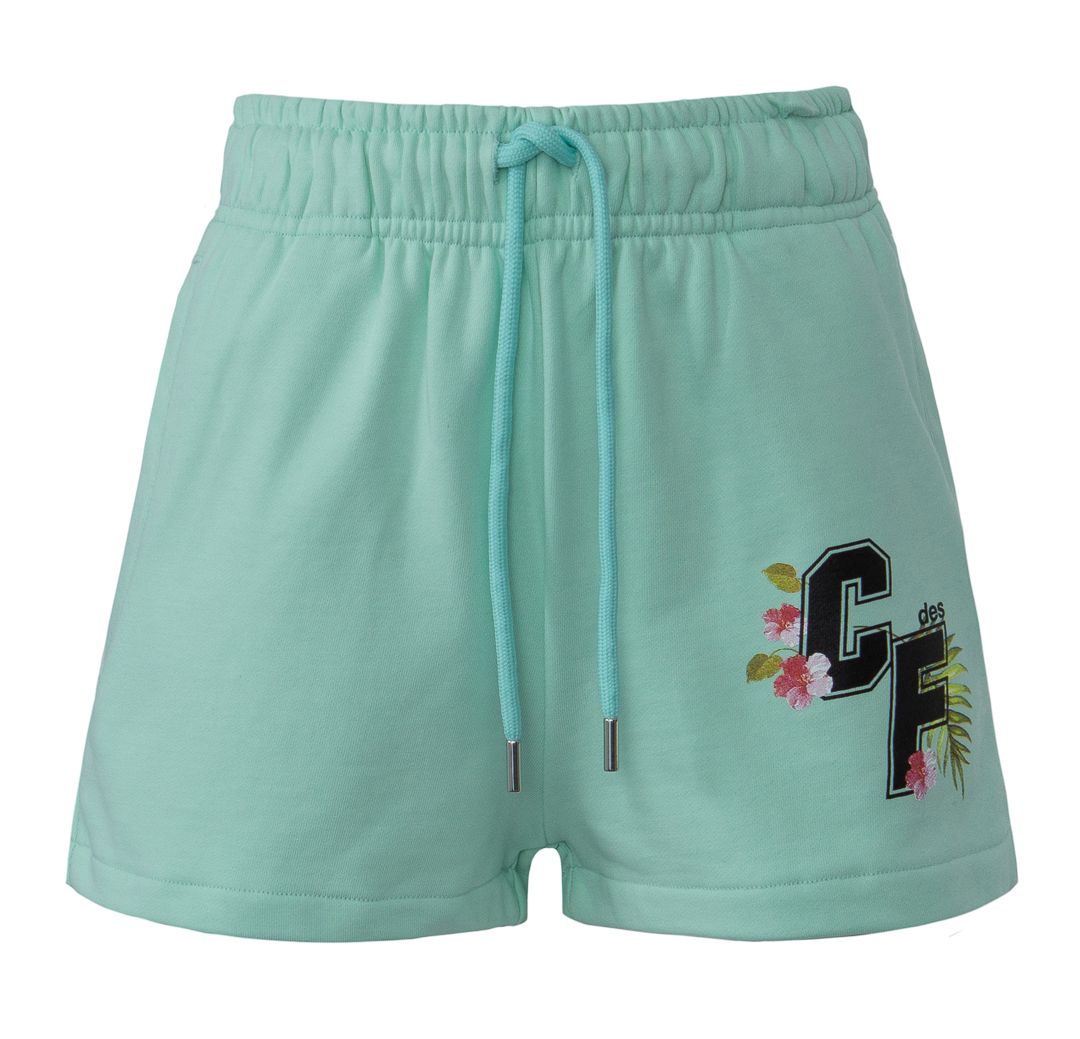 Comme Des Fuckdown Chic Urban Stretch Shorts with Logo