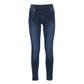 Imperfect Chic Lightly Washed Blue Slim-Fit Jeans with Chain Detail