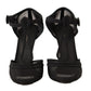 Dolce & Gabbana Elegant Mesh T-Strap Stiletto Pumps