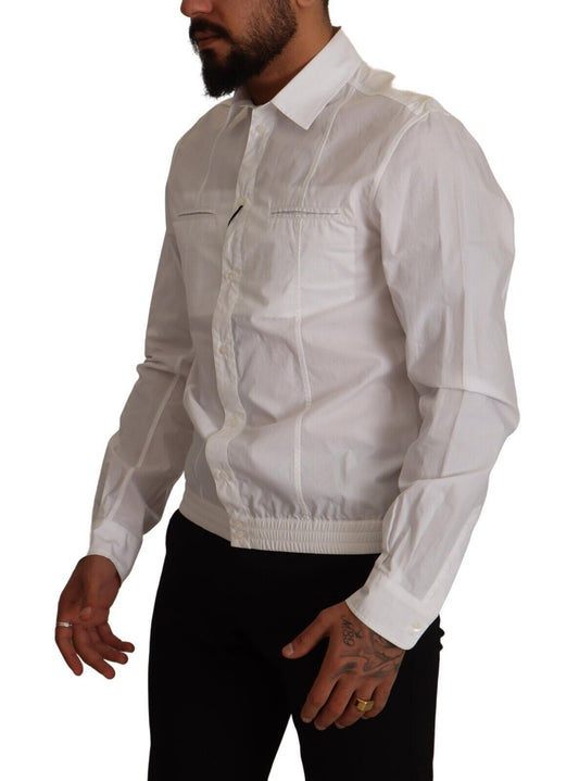Dolce & Gabbana Elegant Italian White Cotton Shirt