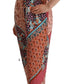 PINKO Multicolor Viscose Floral Print Women Jumpsuit Dress