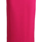 Dolce & Gabbana Pink High Waist Stretch Pencil Straight Skirt