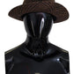 Dolce & Gabbana Elegant Brown Fedora Hat - Winter Chic Accessory