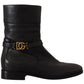 Dolce & Gabbana Elegant Leather Biker Boots