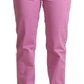 Jacob Cohen Elegant Tapered Pink Denim Jeans