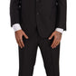 Domenico Tagliente Elegant Dark Grey Two-Piece Suit