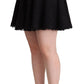 Dolce & Gabbana Elegant Knitted A-Line Mini Skirt