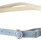 Dolce & Gabbana Blue Skinny Leather Fashion Waist Belt