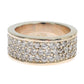 Nialaya Glamorous Silver CZ Crystal Embellished Ring
