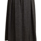 Dolce & Gabbana Gray Wool High Waist A-line PIECE Skirt
