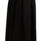 Dolce & Gabbana Black Wool High Waist Maxi PIECE Skirt