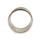 Nialaya Authentic Womens Clear CZ 925 Sterling Silver Ring