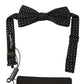 Dolce & Gabbana Elegant Silk Black Fantasy Bow Tie