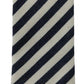 Denny Rose Elegant Italian Striped Bow Tie