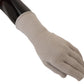 Dolce & Gabbana Elegant Light Gray Cashmere Gloves