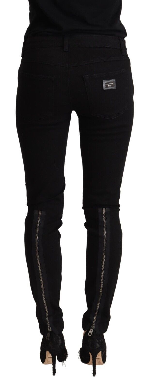 Dolce & Gabbana Slim Fit Black Skinny Denim Jeans