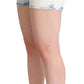 Dolce & Gabbana Chic White Denim Mid-Waisted Shorts