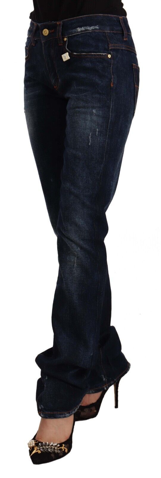 GF Ferre Chic Mid Waist Straight Cut Jeans