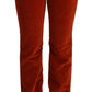 GF Ferre Chic Red Low Waist Straight Cut Jeans