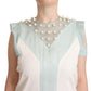 Sergei Grinko Embroidered Pearl Shift Dress Distinction