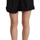 Dolce & Gabbana Elegant High-Waisted Striped Bermuda Shorts