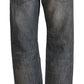 Acht Chic Gray Washed Straight Cut Jeans